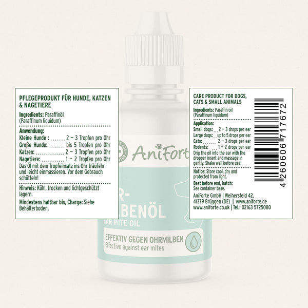 Aniforte Ear Mite Treatment Oil Drops