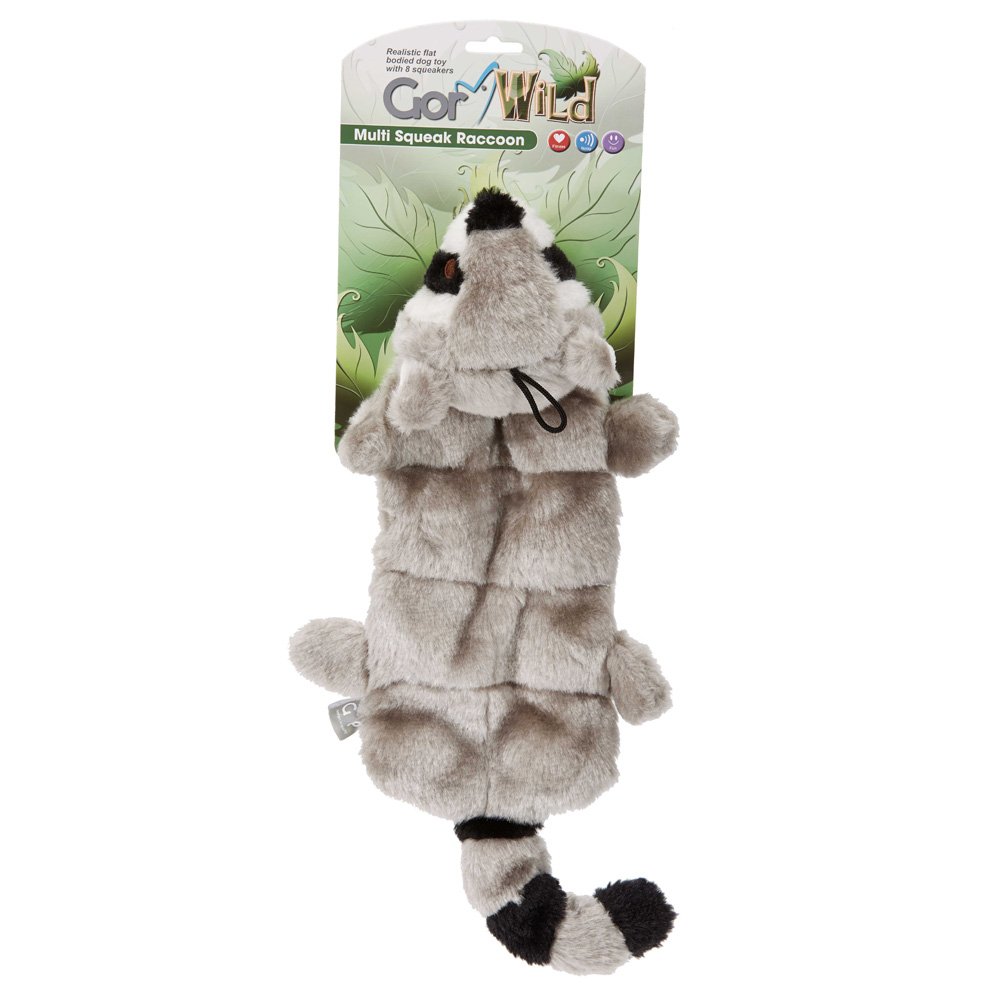 Gor Pets Gor Wild Multi Squeak Raccoon 30cm