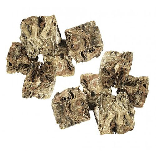 Elkwood 100% Natural Cod Fish Skin Cubes for Dogs 130g