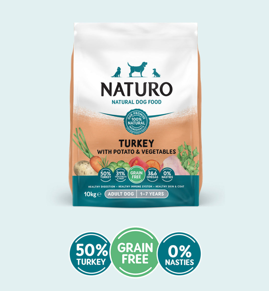 Naturo Turkey with Potato & Vegetables Dry Dog Food