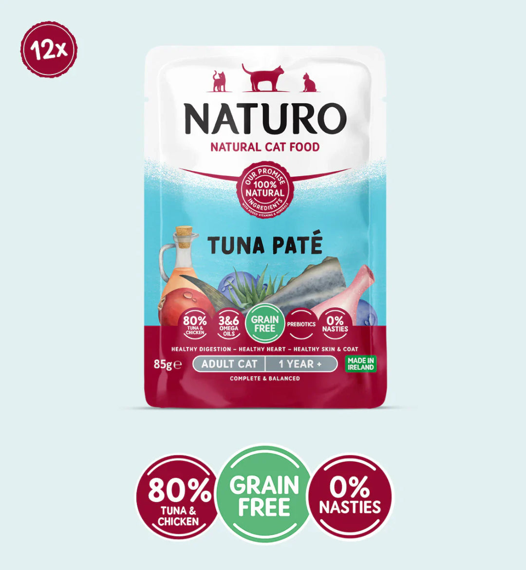 Naturo Cat Tuna Paté Pouch 85g x 12