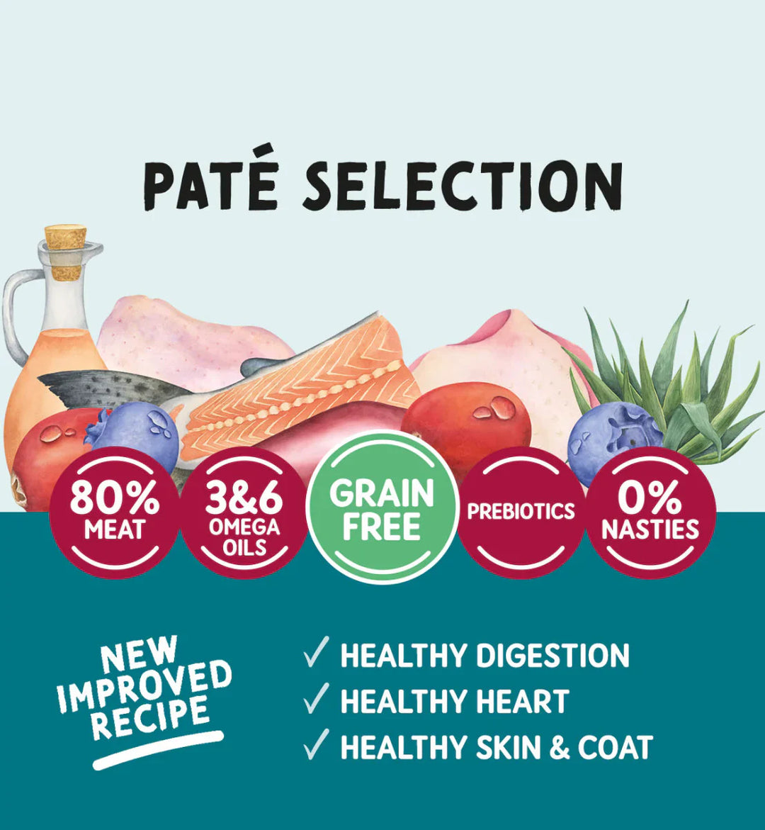 Naturo Cat Pouch Adult Variety Pate 85g x 12