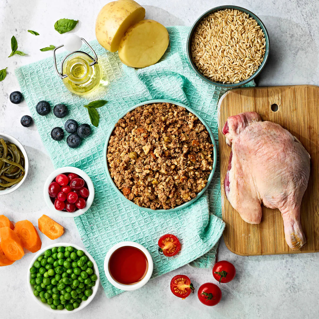 Naturo Adult Dog Mini Duck with Rice & Vegetables 8x150g Pouch