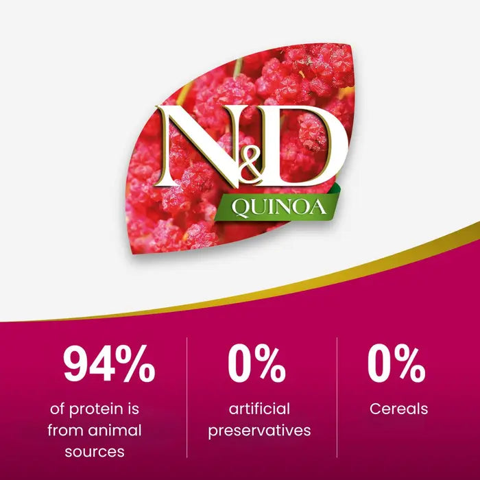 N&D Quinoa Dog Weight Management Lamb & Broccoli Adult Mini 2.5kg