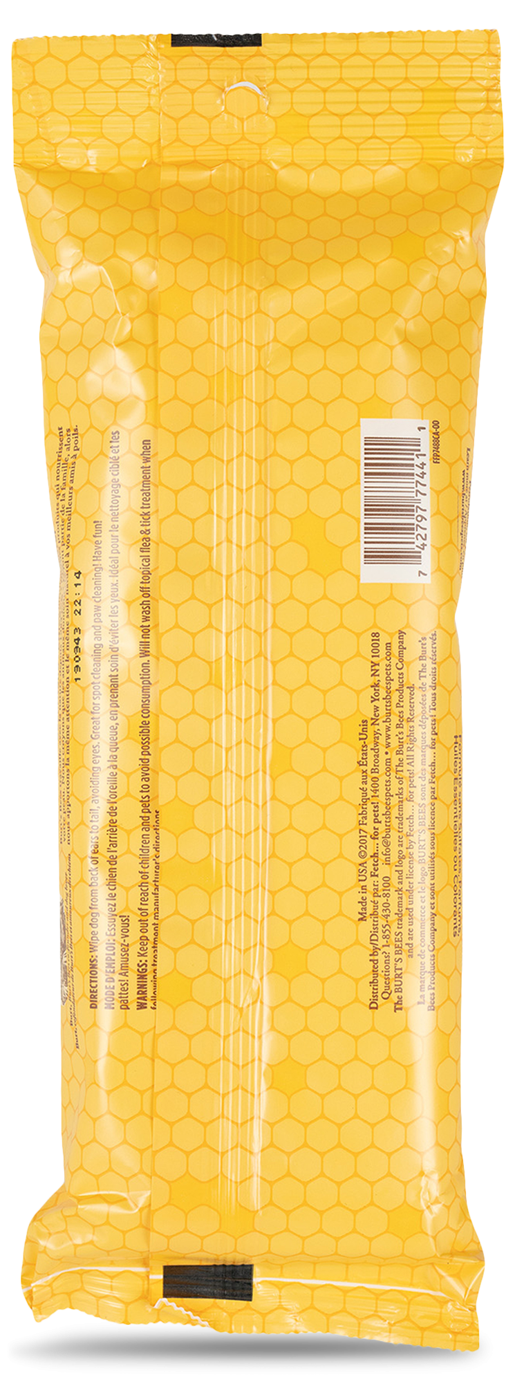 Burts Bees Multipurpose Wipes With Honey 50 Wipes