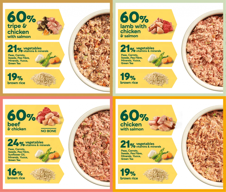 Natures Menu Multipack 60/40 Complete and Balanced 12 x 300G - Ormskirk Pets