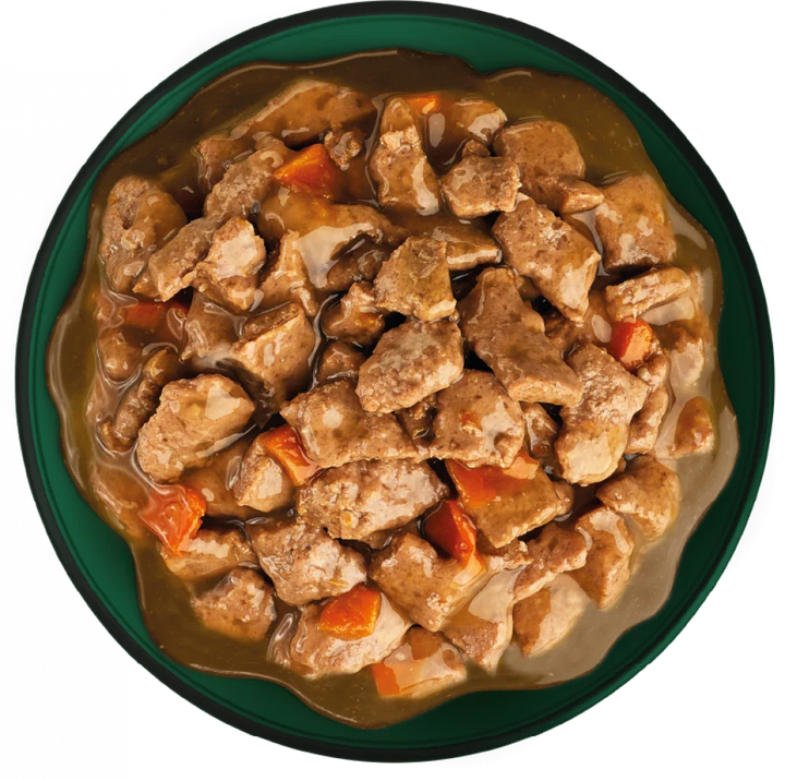 Natures Menu Dog Pouches Hearty Stews Beef For Adult Dogs 8 x 100g