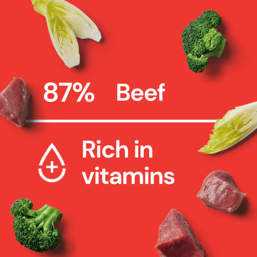 Nutriment Fresh Cooked Medallions Beef, Chicory and Broccoli 800g