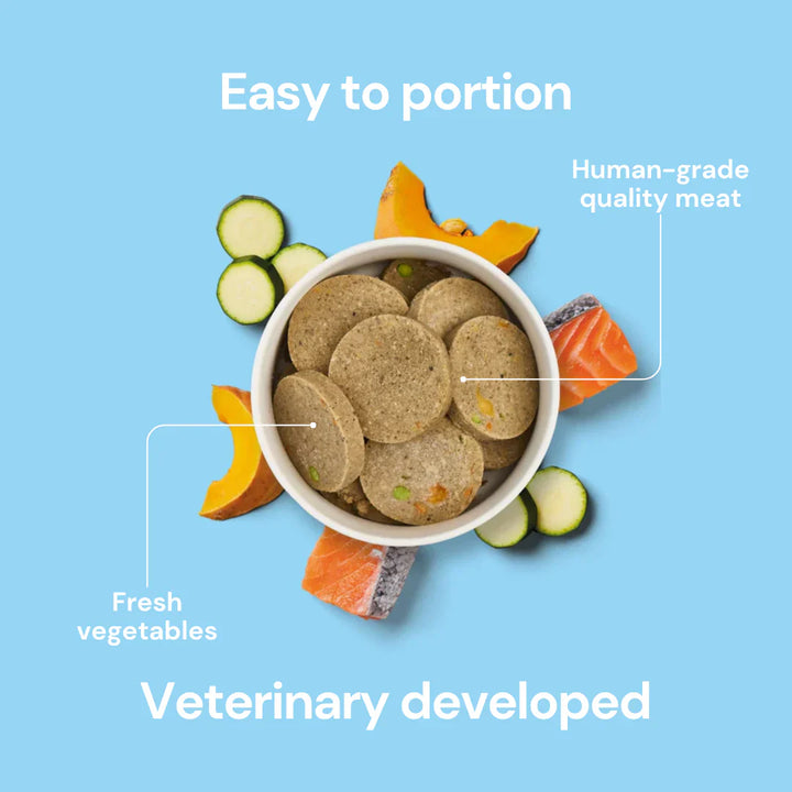 Nutriment Fresh Cooked Medallions Salmon, Pumpkin and Courgette 800g