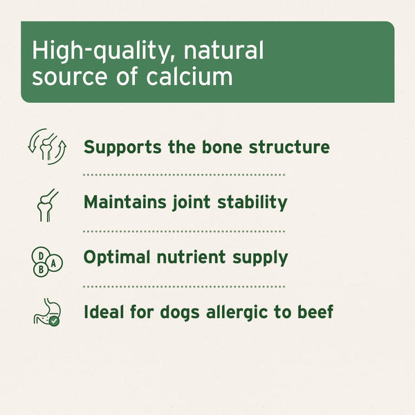 Aniforte Ground Horse Bones - Natural Calcium Supplement - 500 g