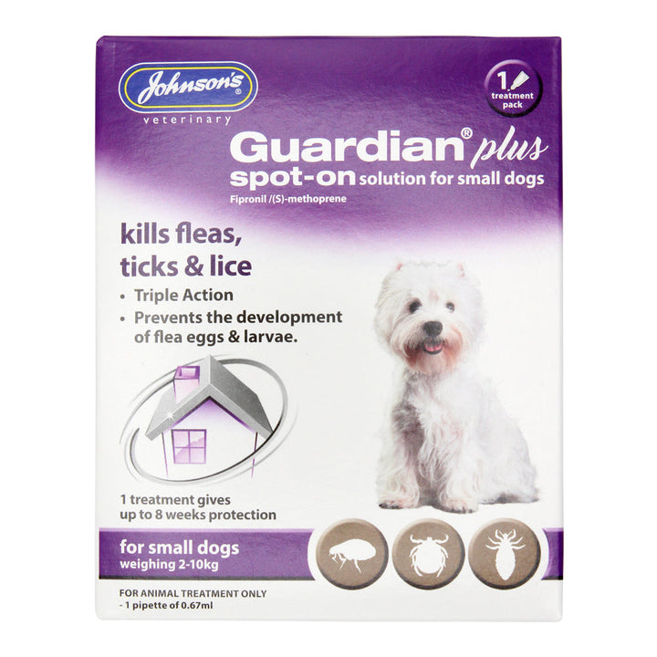 Johnson's Guardian Plus Spot-On Small Dog 1 Treatment