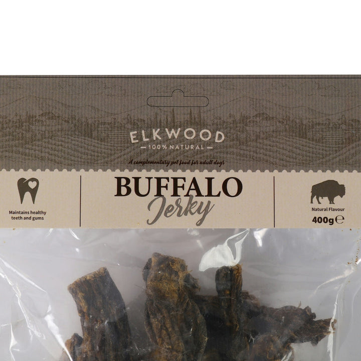 Elkwood 100% Natural Buffalo Meat Jerky 400g