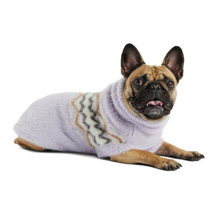 GF Pet Fuzzy Sweater Lavender