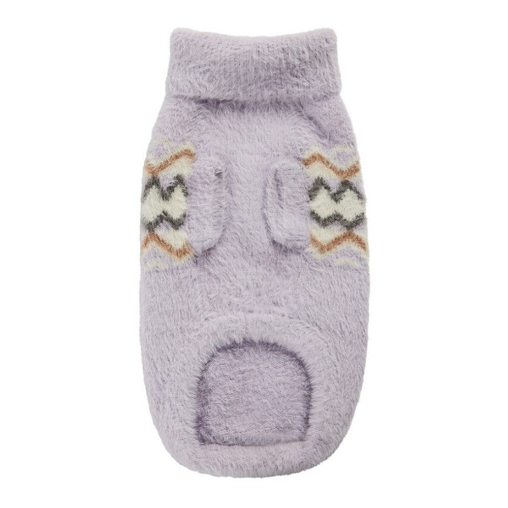 GF Pet Fuzzy Sweater Lavender
