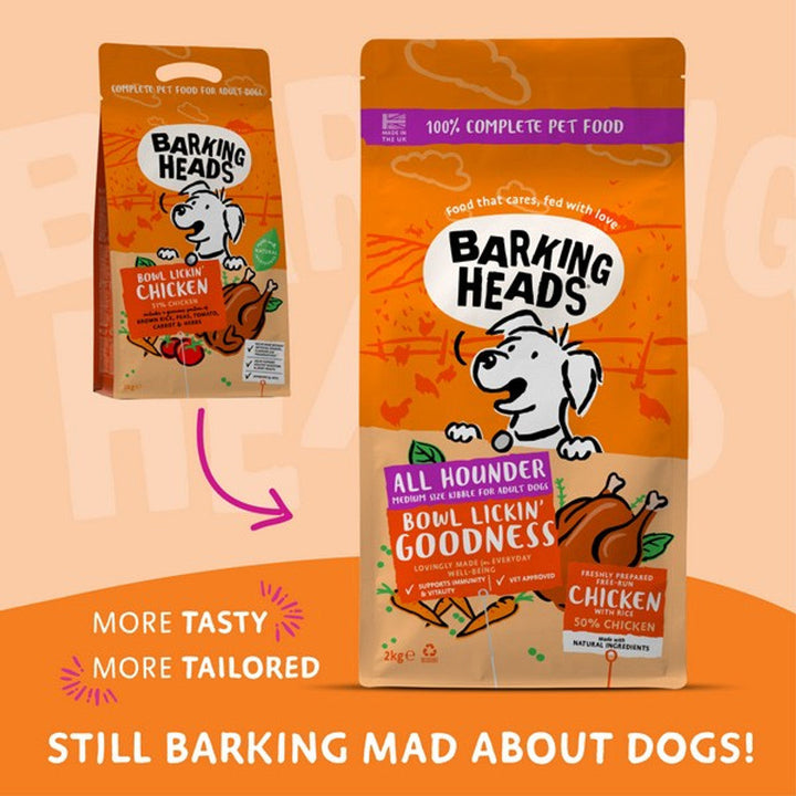 Barking Heads All Hounder Bowl Lickin Goodness Chicken 12kg