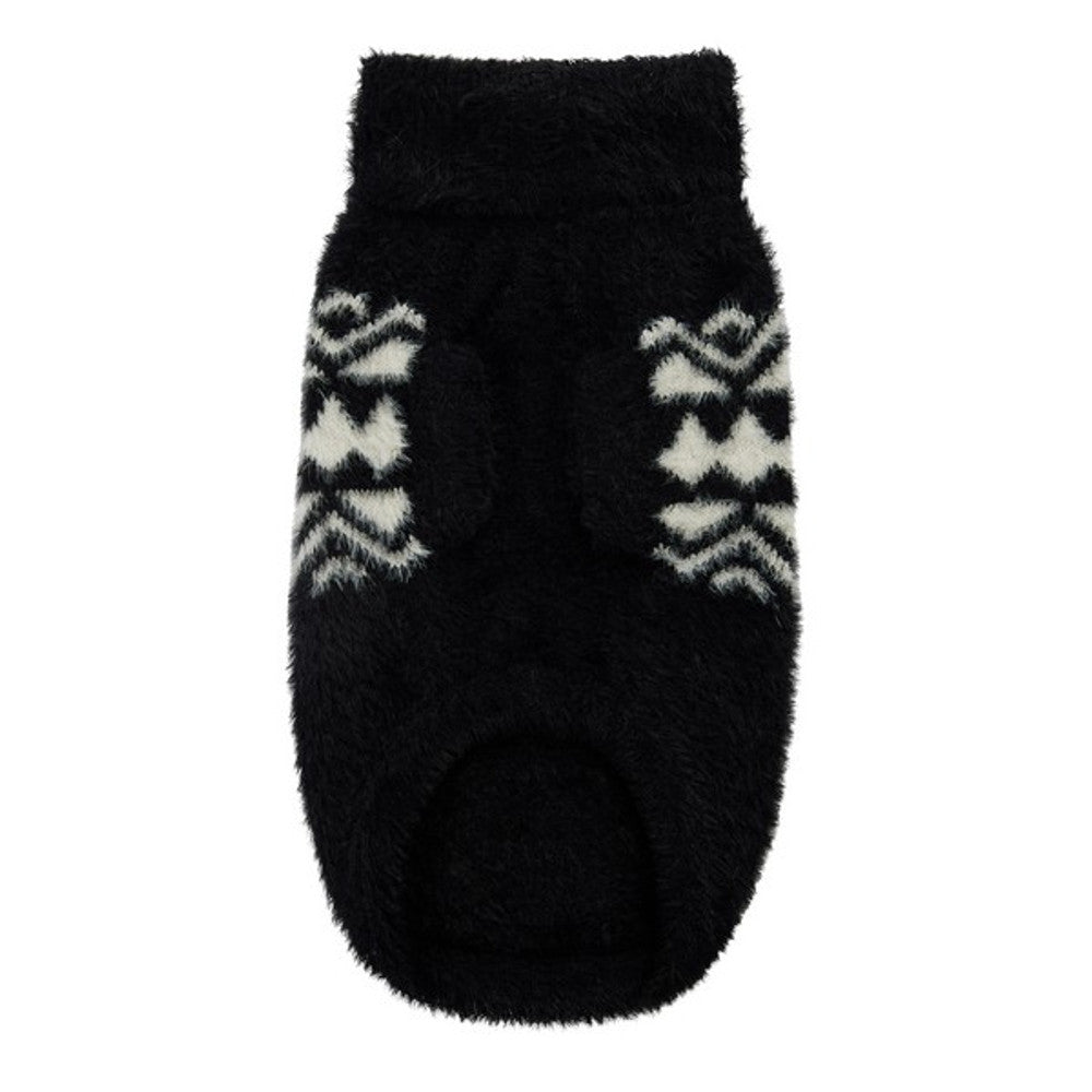 GF Pet Fuzzy Sweater Black