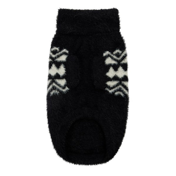 GF Pet Fuzzy Sweater Black