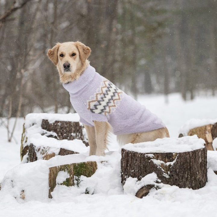 GF Pet Fuzzy Sweater Lavender