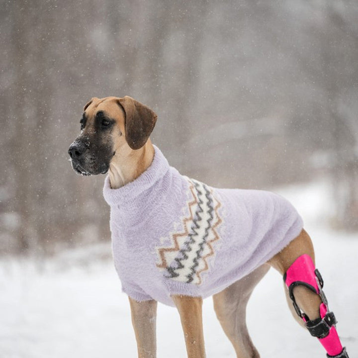 GF Pet Fuzzy Sweater Lavender