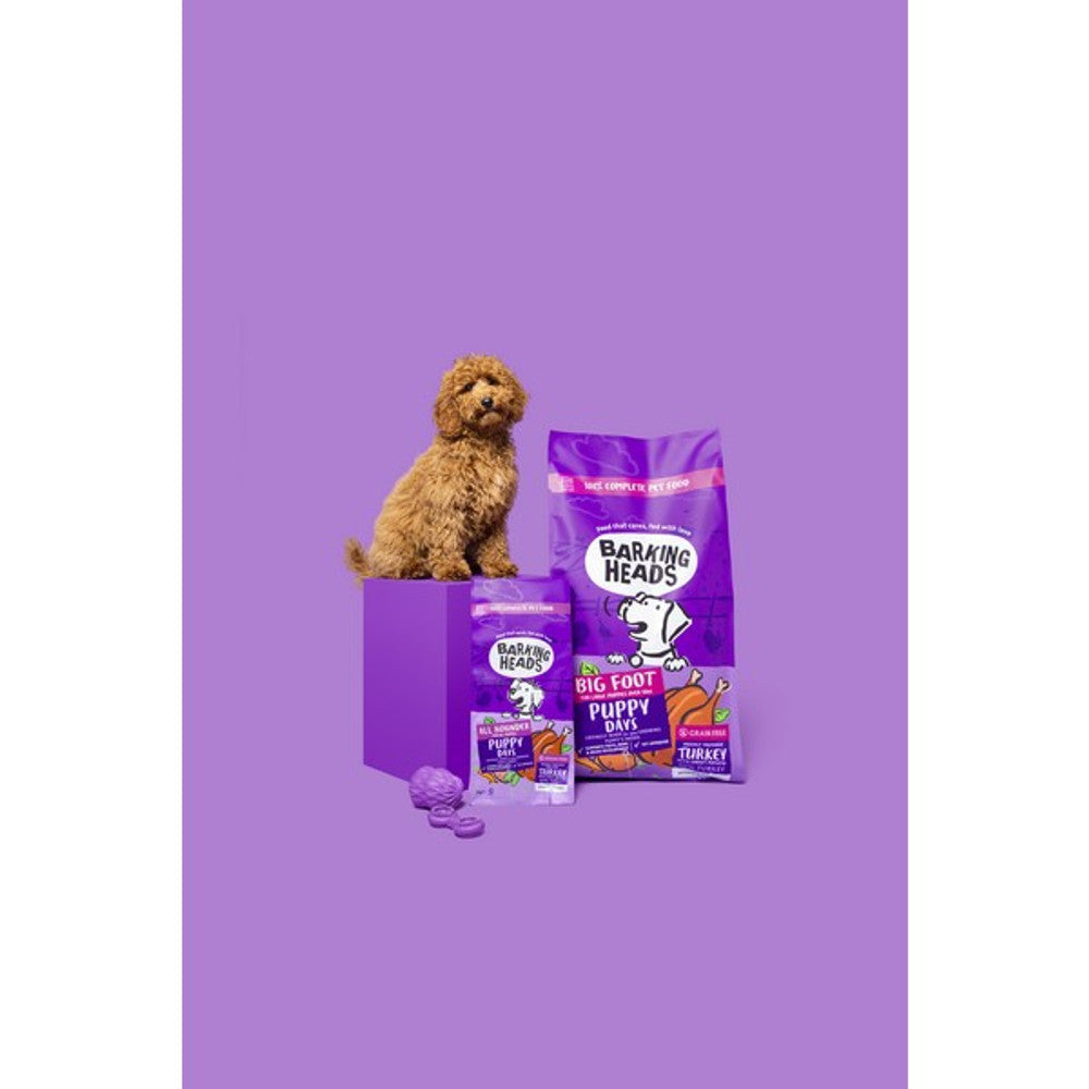 Barking Heads All Hounder Puppy Days Turkey, 2kg
