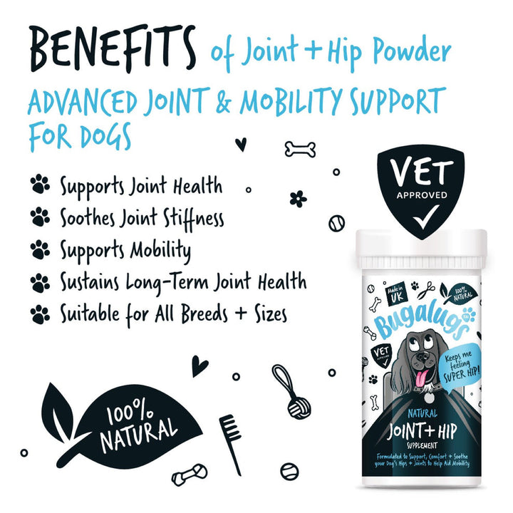 Bugalugs Joint & Hip Supplement For Dogs 80g