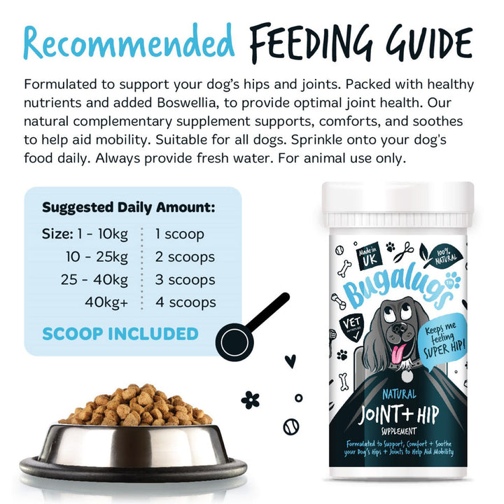 Bugalugs Joint & Hip Supplement For Dogs 80g