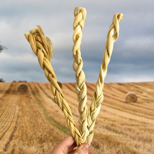 Paddock Farm Lamb Skin Braided (25 Pieces)