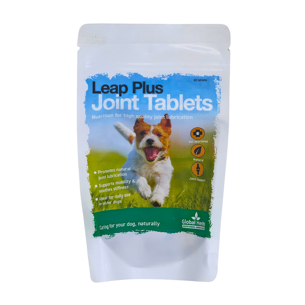 GLOBAL HERBS CANINE LEAP PLUS JOINT TABLETS - 60 TABLETS