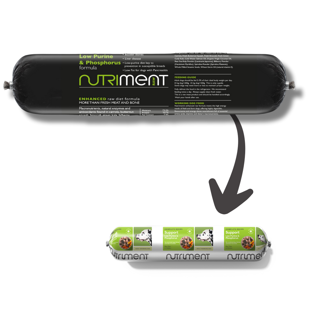Nutriment Low Purine & Phosphorus Support Dog 1kg