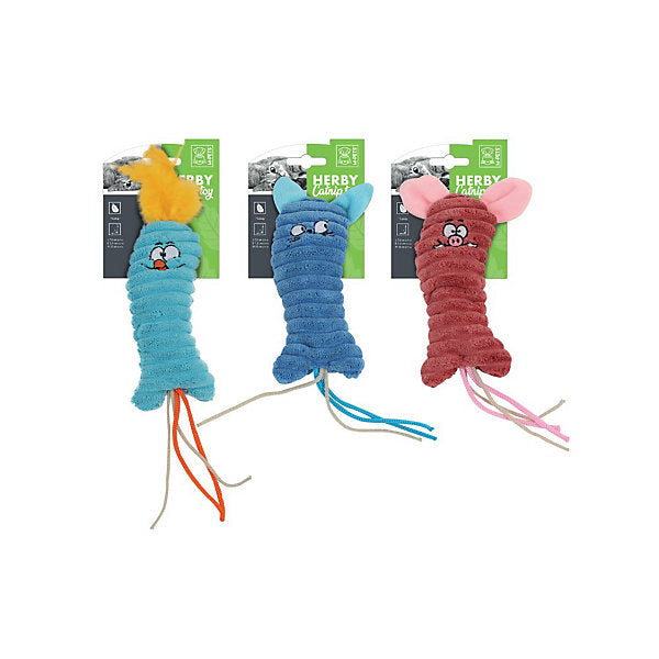 M-PETS Herby Catnip Toy Character Assorted Single