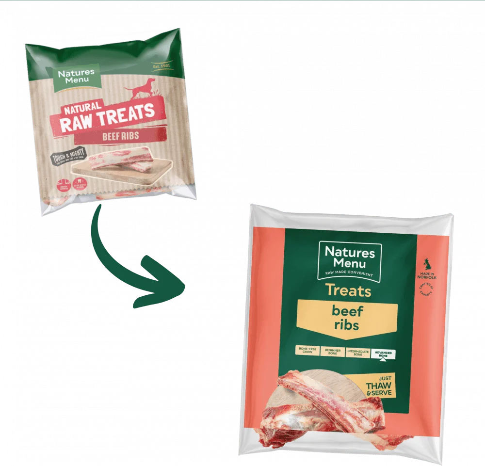 Natures Menu Natural Raw Beef Ribs - Ormskirk Pets