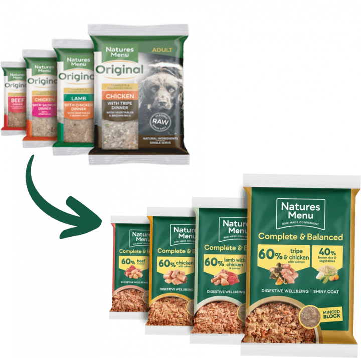 Natures Menu Multipack 60/40 Complete and Balanced 12 x 300G - Ormskirk Pets