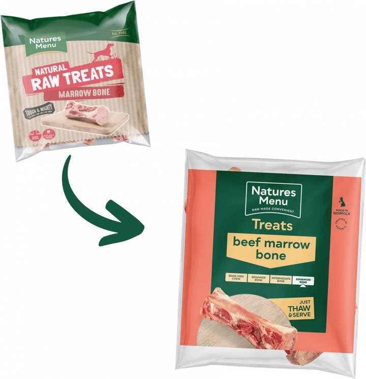 Natures Menu Natural Raw Beef Marrow Bone - Ormskirk Pets