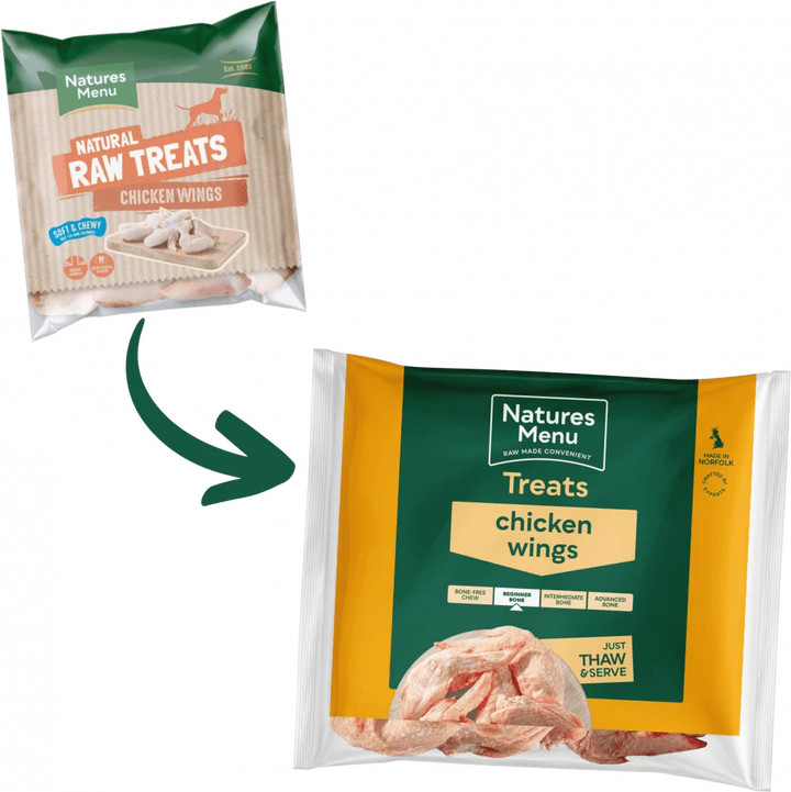 Natures Menu Natural Raw Chicken Wings - Ormskirk Pets