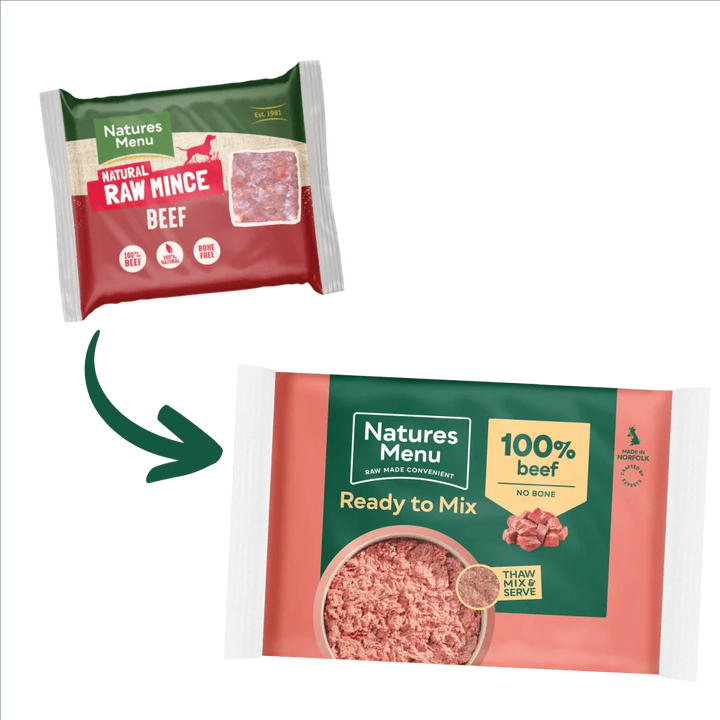 Natures Menu Just 100% Beef Mince 400g - Ormskirk Pets