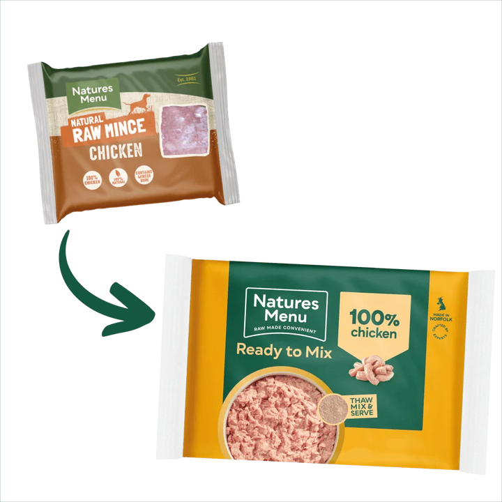 Natures Menu Just 100% Chicken Mince 400g - Ormskirk Pets