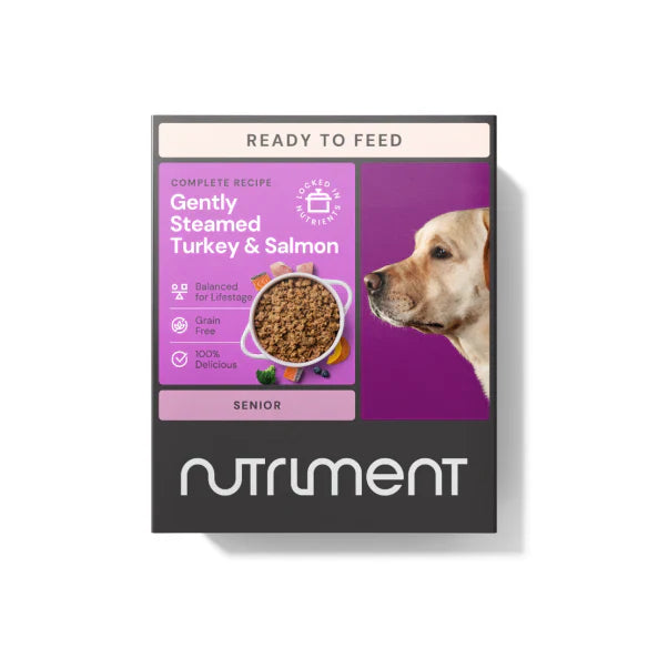 Nutriment Senior Gently Steamed Turkey &amp; Salmon 395g