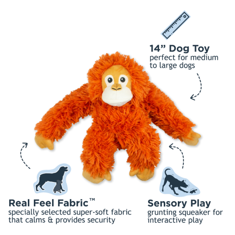 Tall Tails Rope Body Orangutan Toy