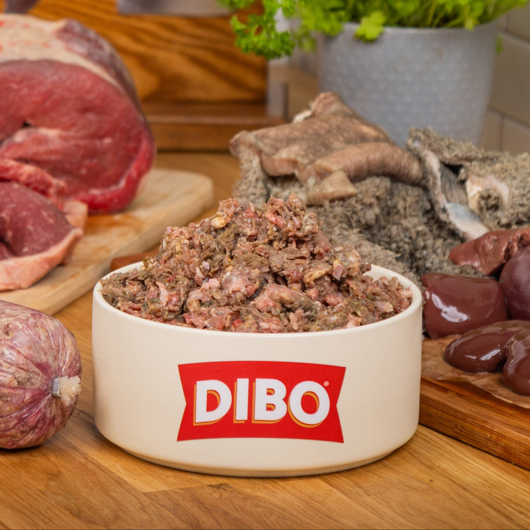 DIBO 80/10/10 Beef &amp; Tripe Mix Chubb 454g