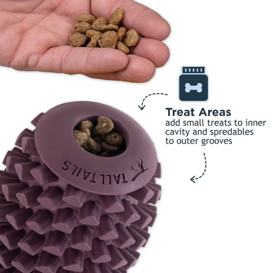 Tall Tails Natural Rubber Pinecone Toy