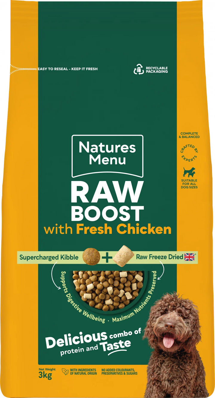 Natures Menu Raw Boost With Fresh Chicken For Adult Dogs