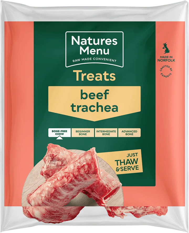 Natures Menu Natural Raw Beef Trachea - Ormskirk Pets