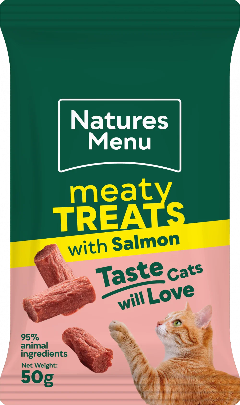 Natures Menu Meaty Treats For Adult Cat Salmon 50G