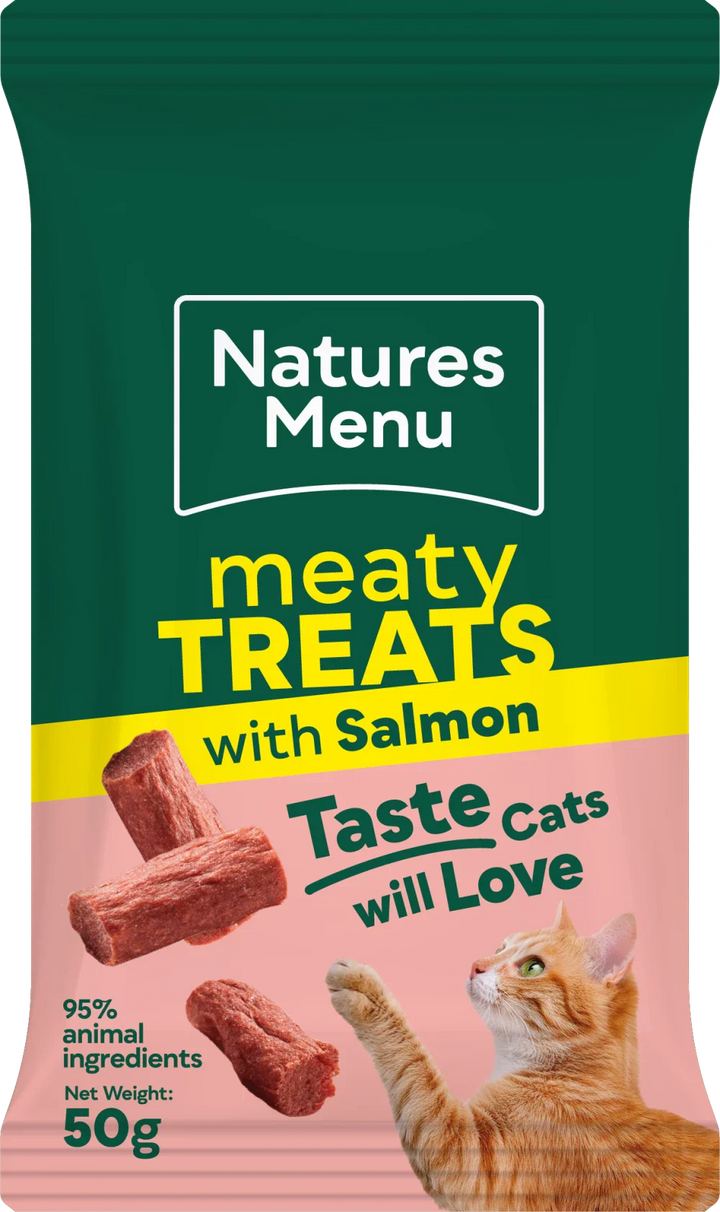 Natures Menu Meaty Treats For Adult Cat Salmon 50G