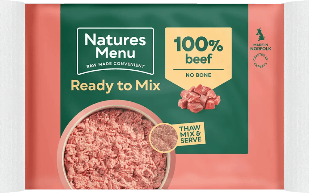 Natures Menu Just 100% Beef Mince 400g - Ormskirk Pets