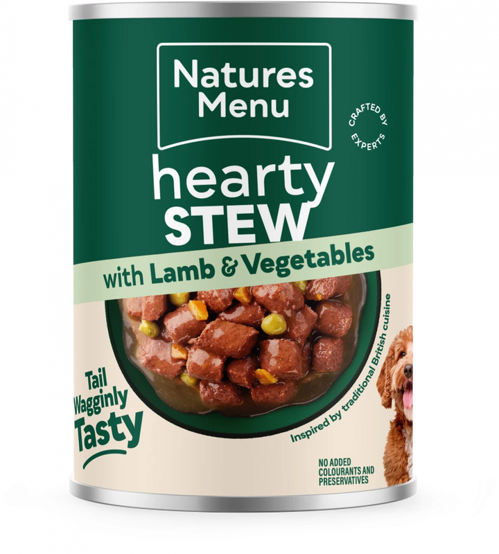 Natures Menu Cans Hearty Stews Lamb For Adult Dogs 12 x 415g