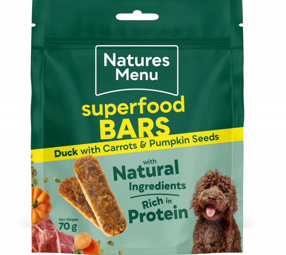 Country Hunter Superfood Bars Dog Treat Duck With Carrot 70G
