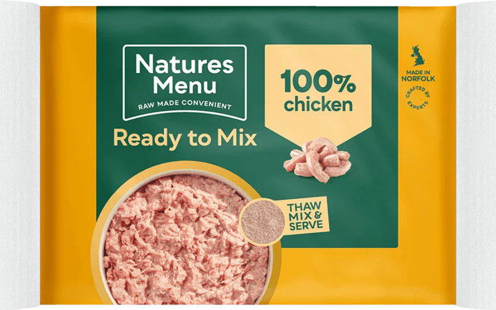 Natures Menu Just 100% Chicken Mince 400g - Ormskirk Pets