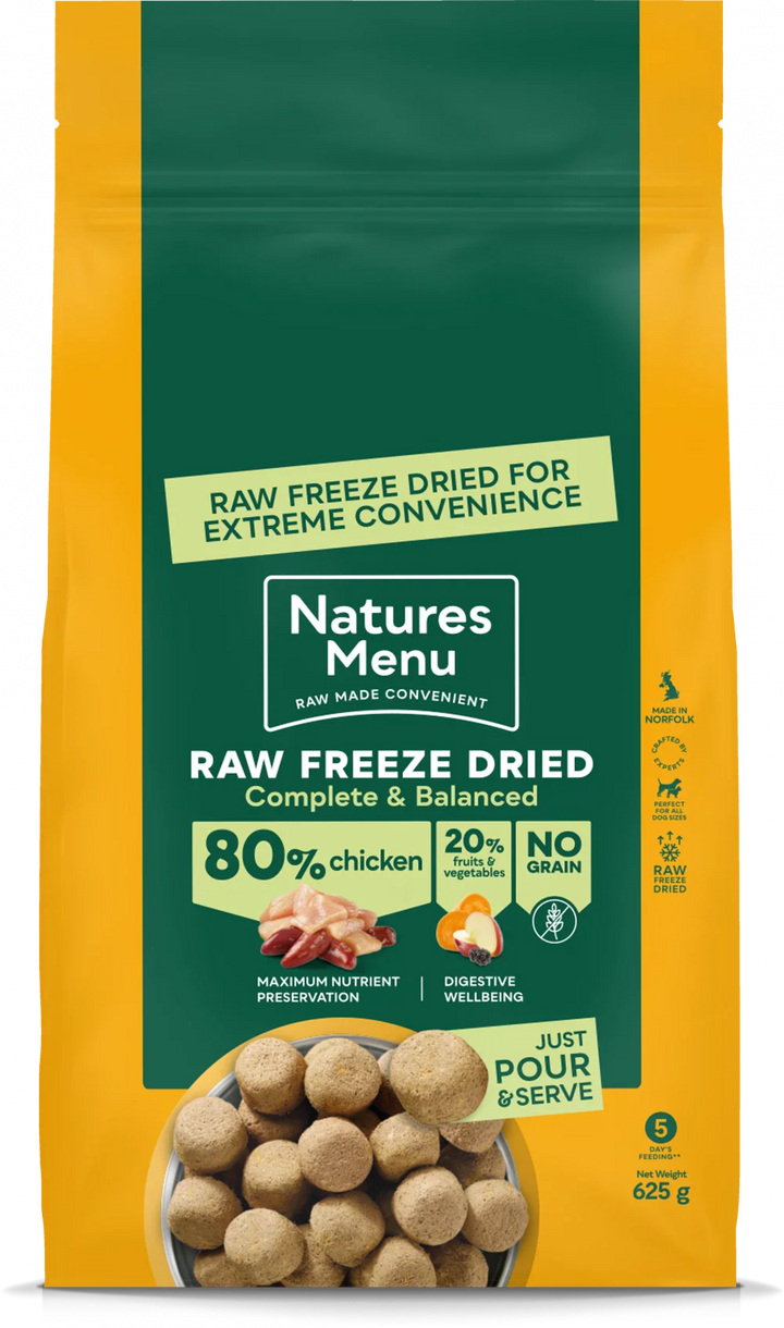 Natures Menu 80/20 Chicken Freeze Dried 625g