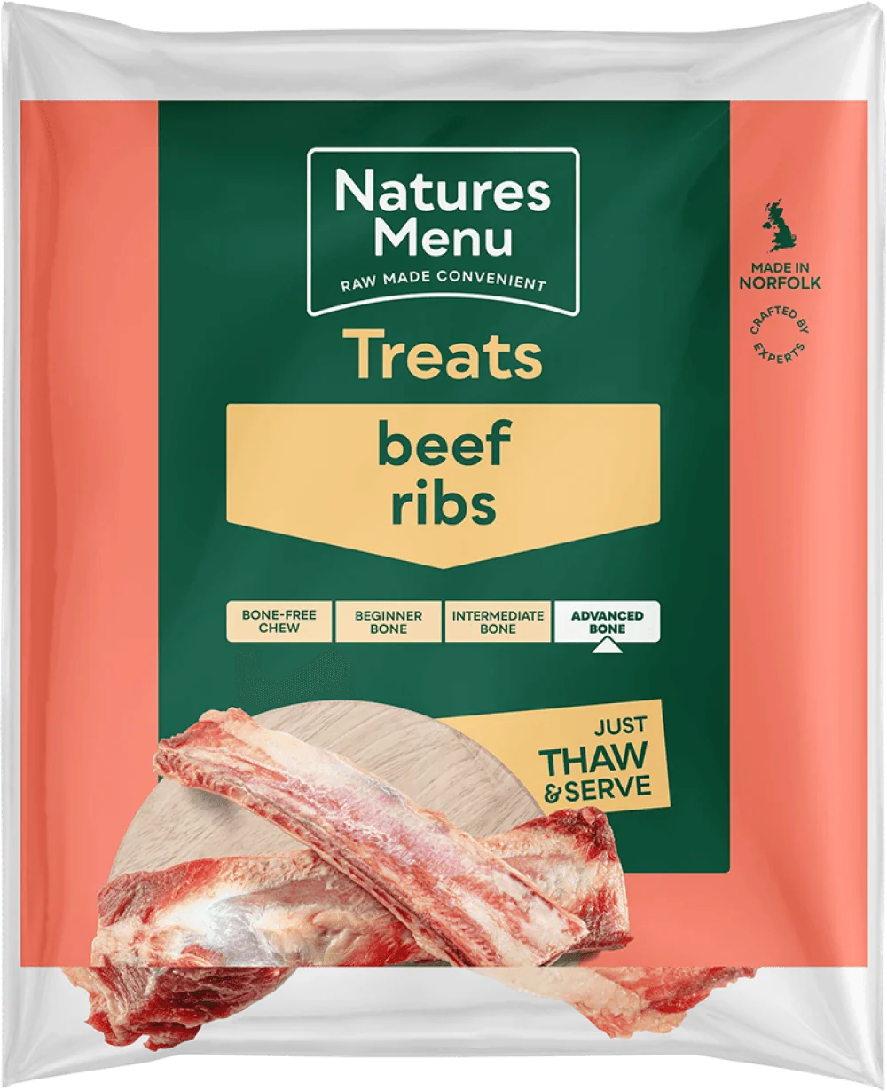 Natures Menu Natural Raw Beef Ribs - Ormskirk Pets